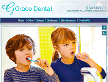 Tablet Screenshot of gracedental.com